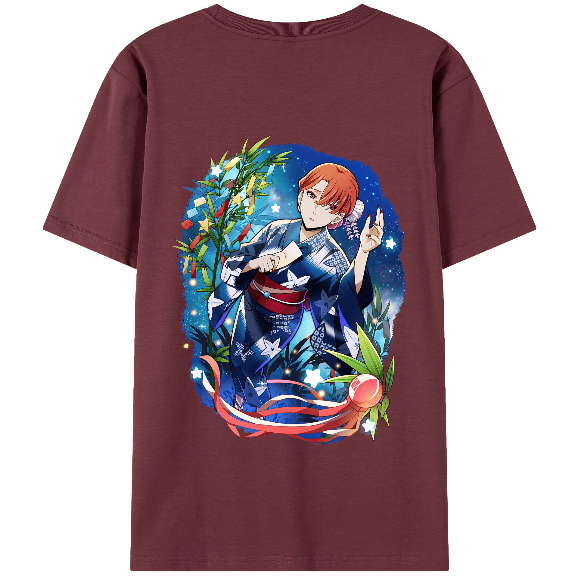 （画像用） 文豪ストレイドッグス Bungo Stray Dogs 綿100％半袖Tシャツ（背面プリント）